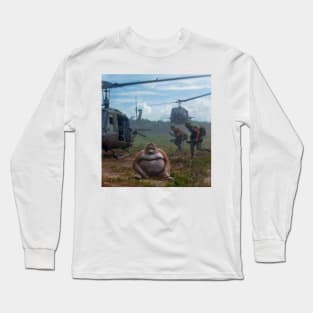 Le Monke - uh oh stinky monkey war scene 1 Long Sleeve T-Shirt